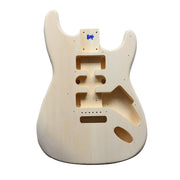 DIY ST Beginner Guitar Kit | Basswood Body with Laurel Fingerboard | Chrome Hardware & SSS Pickup | Choice of Pickguard