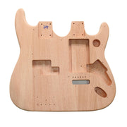 DIY Double Neck ST Guitar & Bass Kit | Mahogany Body | Maple Fingerboard, Chrome Hardware