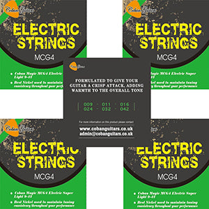Coban Guitars MCG4 Electric Strings x 5 Packets