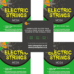 Coban Guitars MCG4 Electric Strings x 5 Packets