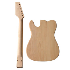 DIY TL6 Guitar Kit | Alder Body with Laurel Fingerboard | Chrome Hardware & Choice of Pickguard