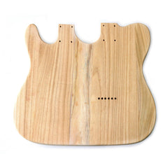 DIY TL Double-Neck Guitar Kit | Paulownia Body | Ebony Fingerboard | Chrome Hardware & White or Black Pickguard