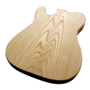 Coban Guitars Electric Guitars DIY Kit TL6 Ash Body with Black Pickguard Chrome Hardware