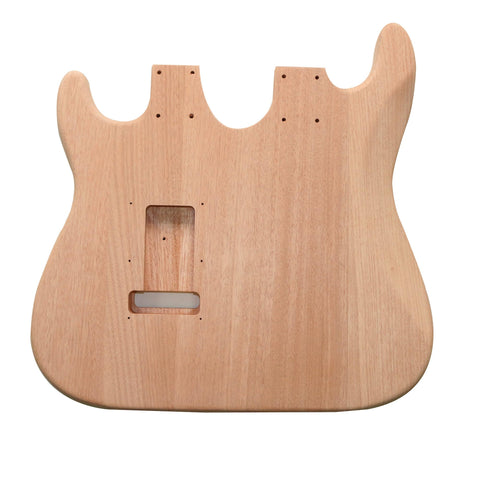 DIY Double Neck ST Guitar & Bass Kit | Mahogany Body | Maple Fingerboard, Chrome Hardware