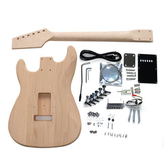 DIY ST4 Guitar Kit | Alder Body with Laurel Fingerboard | Chrome Hardware & Choice of Pickguard