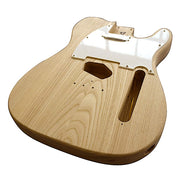 Coban Guitars Electric Guitars DIY Kit TL6 Ash Body with White Pickguard and Chrome Hardware