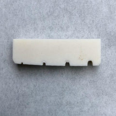 Coban Guitars High Quality Nut 42 x 6 x 9 Pre cut and Polished Bone Nut for 4 String Bass Guitars types