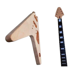 Coban Guitars Electric Guitar Kit – FVM Mahogany Body & Neck, Bolt-On Design, Gold Hardware, Black Pickguard Included