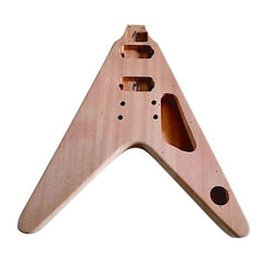 Coban Guitars Electric Guitar Kit – FVM Mahogany Body & Neck, Bolt-On Design, Gold Hardware, Black Pickguard Included