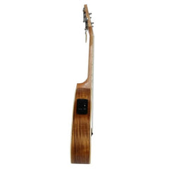 Coban Guitars Solid Electro Acoustic Concert Ukulele 24″ Size Koa CGSU074PE