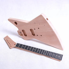 Coban Guitars Electric Guitar DIY Kit EXPBC Chrome Hardware Bolt On Neck