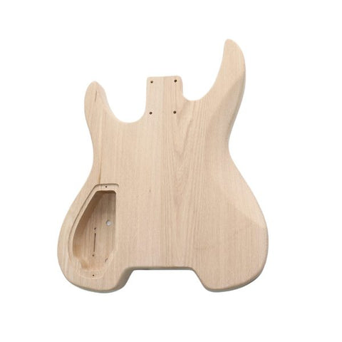 Coban Guitars Electric Guitar DIY Headless Kit Ash Body Hardware Black