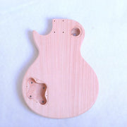 Electric Guitar DIY Kit PR830 24 frets Set in Neck Mahogany with Spalted Maple Veneer Hardware Chrome with Cream Fitting