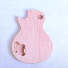 Electric Guitar DIY Kit PR830 24 frets Set in Neck Mahogany with Spalted Maple Veneer Hardware Chrome with Cream Fitting