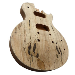 Electric Guitar DIY Kit LP711B Spalted Chrome Cream Fittings