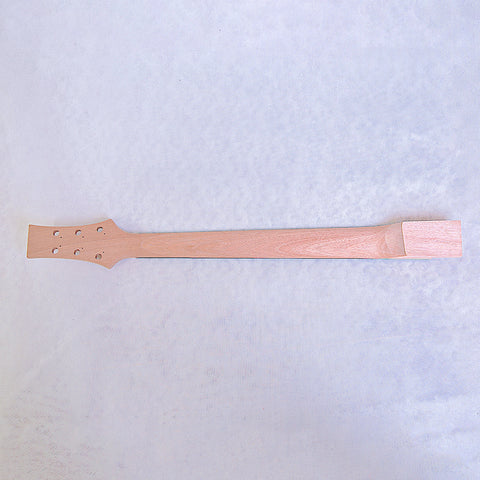 Electric Guitar DIY Kit PR840 Set in Neck Mahogany with Flame Maple Veneer Hardware Chrome with Cream Fitting