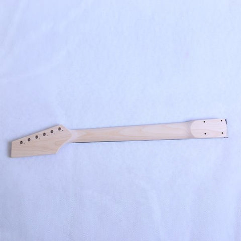 Build your own DIY Guitar Kit ST4FF Ash Body Flame Maple both Sides Hardware Chrome with White Pickguard