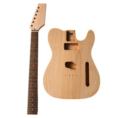 DIY TL6 Guitar Kit | Alder Body with Laurel Fingerboard | Chrome Hardware & Choice of Pickguard