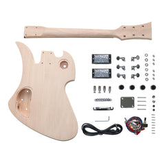 Coban Guitars MK1 Electric Guitar DIY Kit with AMahogany Body- Build Your Musical Masterpiece