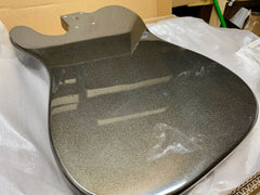 Coban Guitars Electric Guitars DIY Kit TLMB Pre Painted in Metallic Black White Pickguard
