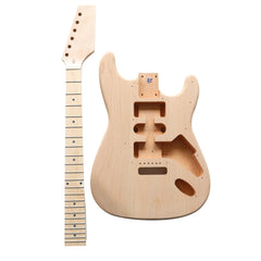 DIY ST4 Guitar Kit | Alder Body with Maple Fingerboard | Chrome Hardware & Choice of Pickguard