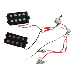 Electric Bass Guitar DIY Kit V Bass Mahogany Body Gold Fittings NON Soldering