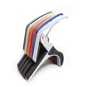 Adjustable Electric, Acoustic Guitar Capos in Blue